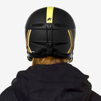 FAITO K-Way - Casques - Casque - Unisexe - BLACK P-YELLOW-ORANGE-BLUE
