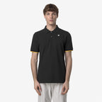 VINCENT PIQUE SLIM - Polos - Polo - Homme - Black Pure