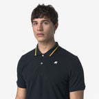 JUD PIQUE SLIM - Polos - Polo - Homme - Blue Depth