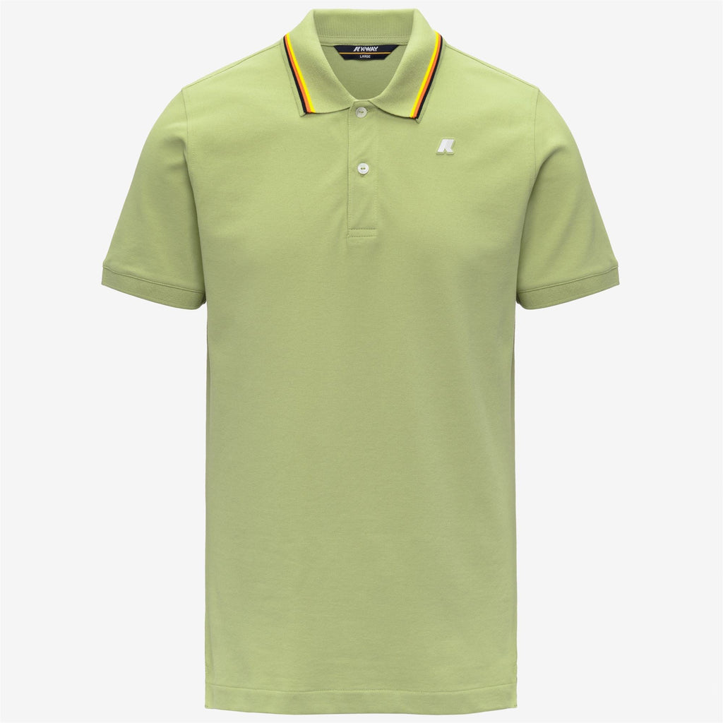JUD PIQUE SLIM - Polos - Polo - Homme - Green Dk Lime