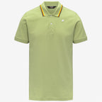 JUD PIQUE SLIM - Polos - Polo - Homme - Green Dk Lime