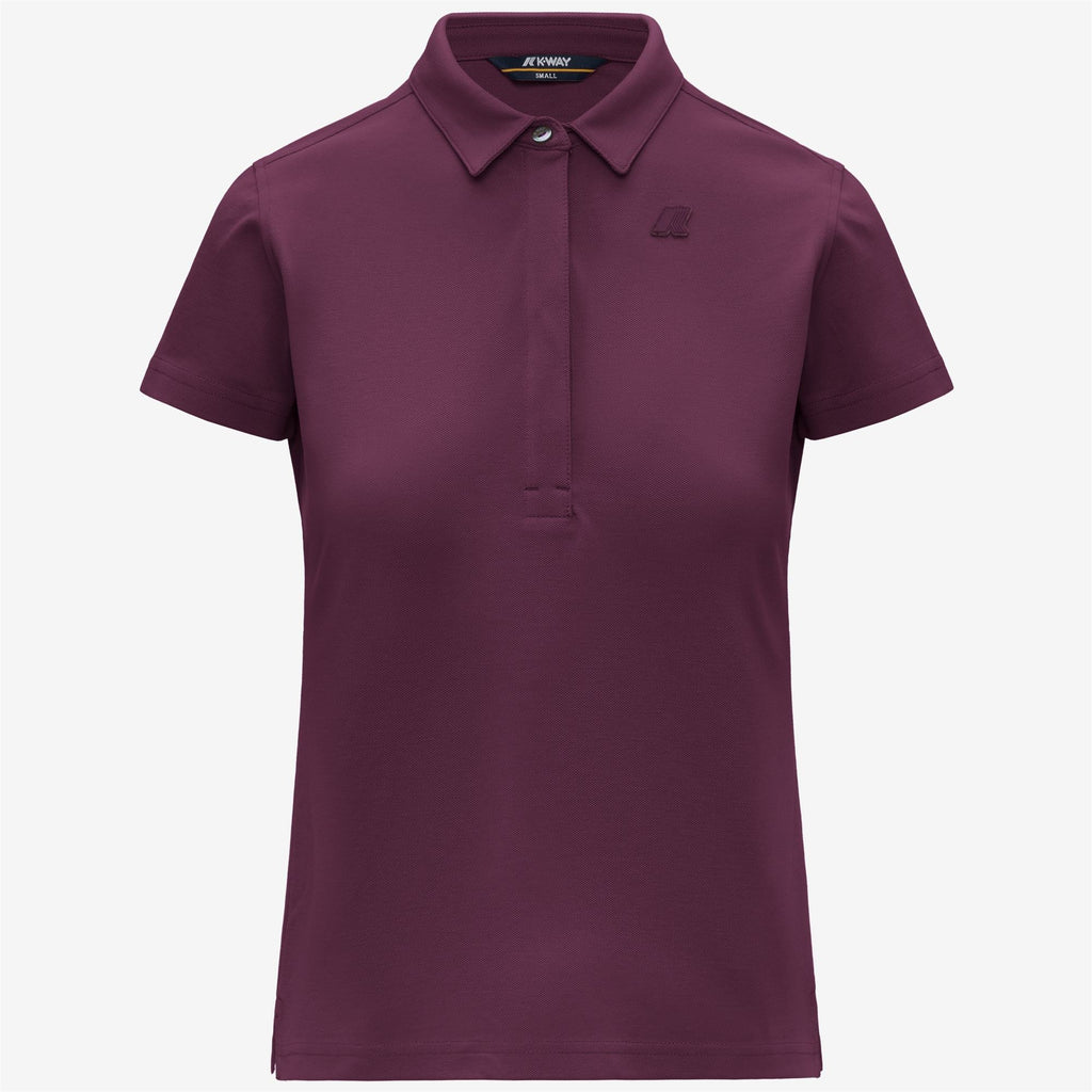 AMEDEA PIQUE SLIM - Polos - Polo - Femme - Violet Mauve Wine