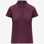 AMEDEA PIQUE SLIM - Polos - Polo - Femme - Violet Mauve Wine