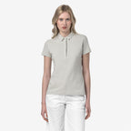 AMEDEA PIQUE SLIM - Polos - Polo - Femme - BEIGE LT