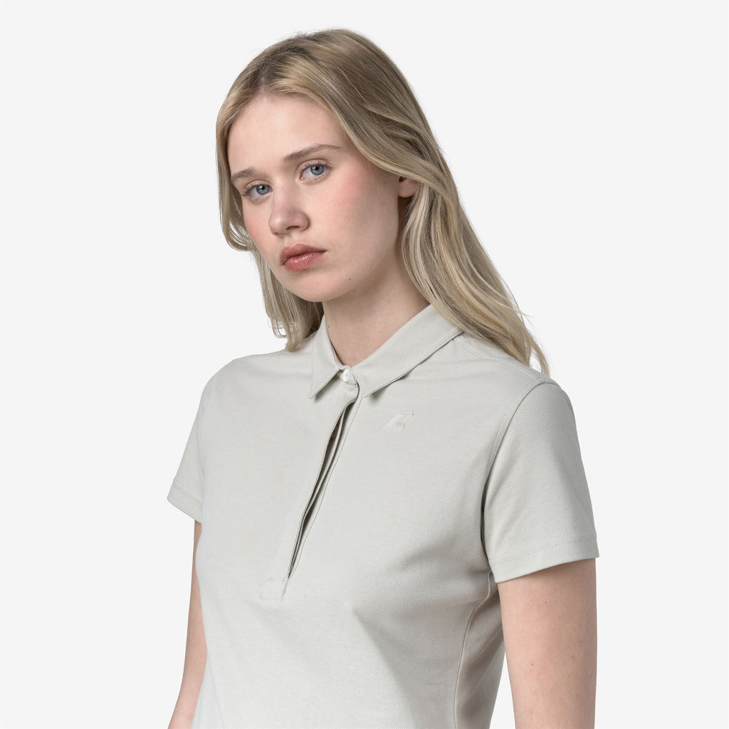 AMEDEA PIQUE SLIM - Polos - Polo - Femme - BEIGE LT