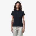 AMEDEA PIQUE SLIM - Polos - Polo - Femme - Blue Depth