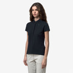 AMEDEA PIQUE SLIM - Polos - Polo - Femme - Blue Depth