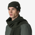 BRICE CARDIGAN STITCH WOOL - Couvre-chef - Chapeau - Unisexe - Green Blackish Melange