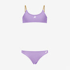 P. SCARLETT DOUBLE BEACH - Maillots de bain - Bikini - Fille - Blue Depth-Violet Sheer