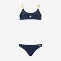 P. SCARLETT DOUBLE BEACH - Maillots de bain - Bikini - Fille - Blue Depth-Violet Sheer