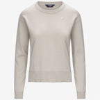 DOMITINE COTTON PS - Maille - Pull-over - Femme - BEIGE LT