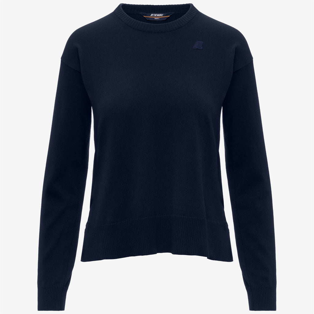 DOMITINE COTTON PS - Maille - Pull-over - Femme - Blue Depth