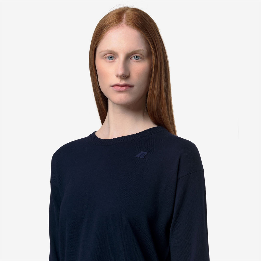 DOMITINE COTTON PS - Maille - Pull-over - Femme - Blue Depth