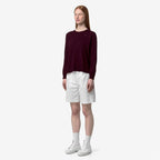 DOMITINE COTTON PS - Maille - Pull-over - Femme - Violet Burnished