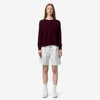 DOMITINE COTTON PS - Maille - Pull-over - Femme - Violet Burnished
