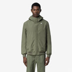 JOACHIM BONDED JERSEY - Vestes - Court - Homme - Green Lichen