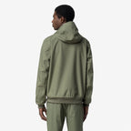 JOACHIM BONDED JERSEY - Vestes - Court - Homme - Green Lichen