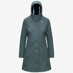 STEPHY BONDED - Vestes - Longueur 3/4 - Femme - Green Balsam-Blue Depth