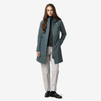 STEPHY BONDED - Vestes - Longueur 3/4 - Femme - Green Balsam-Blue Depth