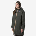LE VRAI 4.0 EIFFEL EAST ORSETTO - Vestes - Longueur 3/4 - Unisexe - GREEN BLACKISH