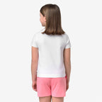 P. MELIS CORAIL JERSEY - T-shirts et hauts - T-shirt - Fille - White-White
