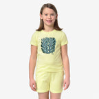 P. MELIS CORAIL JERSEY - T-shirts et hauts - T-shirt - Fille - Yellow Lime