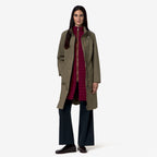 MIRANDA 3IN1 - Vestes - Long - Femme - Green Army-Red Dk
