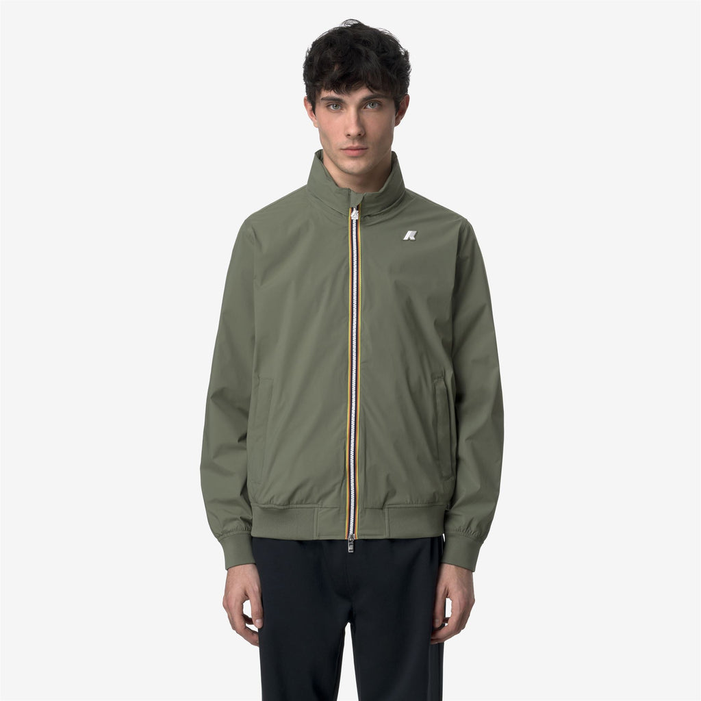 AMAURY  STRETCH NYLON JERSEY - Vestes - Court - Homme - Green Lichen