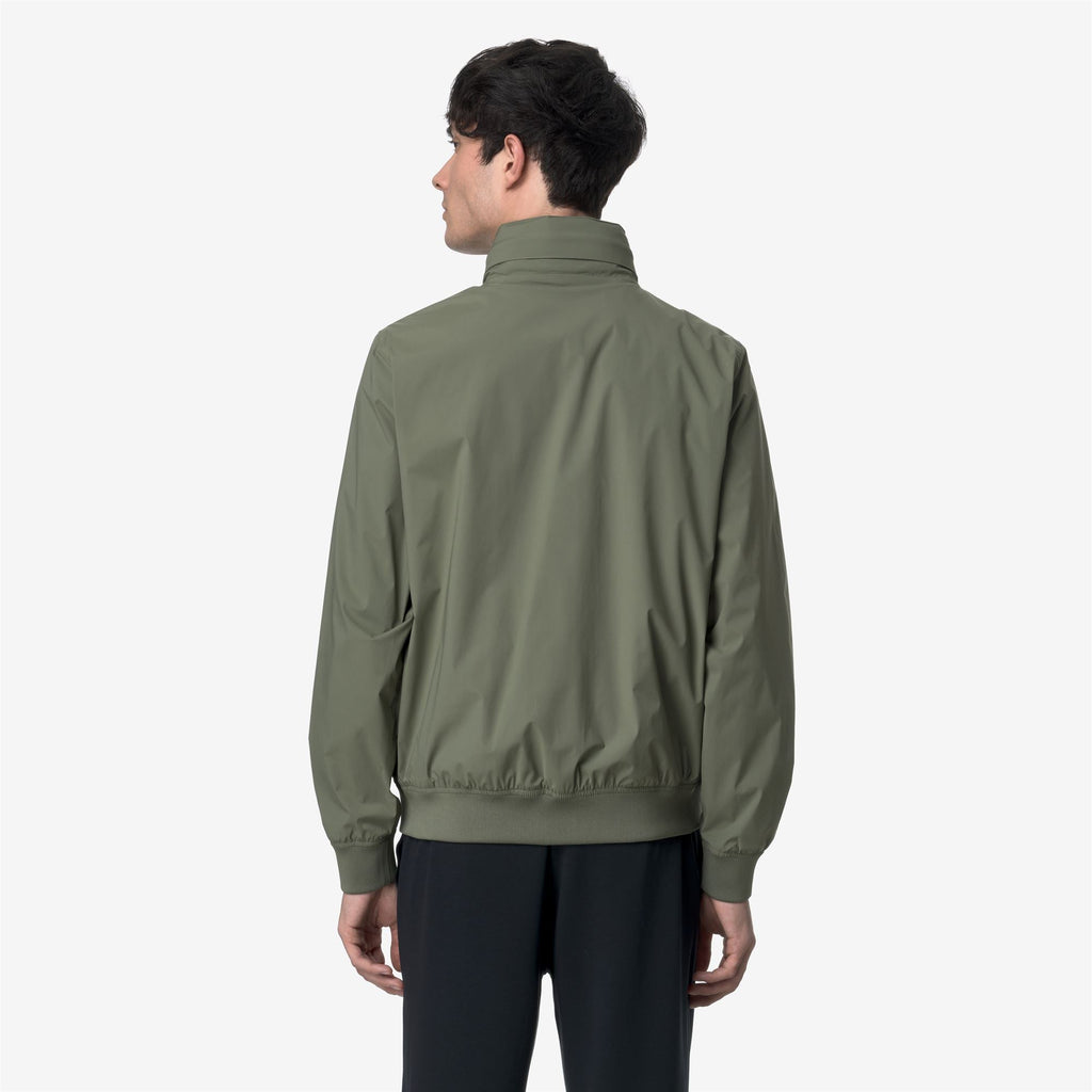 AMAURY  STRETCH NYLON JERSEY - Vestes - Court - Homme - Green Lichen