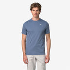 ODOM JERSEY PEACH - T-shirts et hauts - T-shirt - Homme - Blue Wild