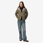 DEVA LIGHT SPACER FUR DOUBLE - Polaire - Veste - Femme - Green Army-Fur