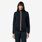 DEVA LIGHT SPACER FUR DOUBLE - Polaire - Veste - Femme - Blue Depth-Fur-Grey Mist