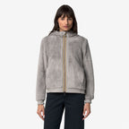 DEVA LIGHT SPACER FUR DOUBLE - Polaire - Veste - Femme - Blue Depth-Fur-Grey Mist