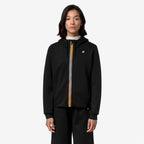 DEVA LIGHT SPACER - Polaire - Sweat à capuche zippé intégral - Femme - Black Pure-Black Pure