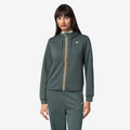 DEVA LIGHT SPACER - Polaire - Sweat à capuche zippé intégral - Femme - Green Balsam