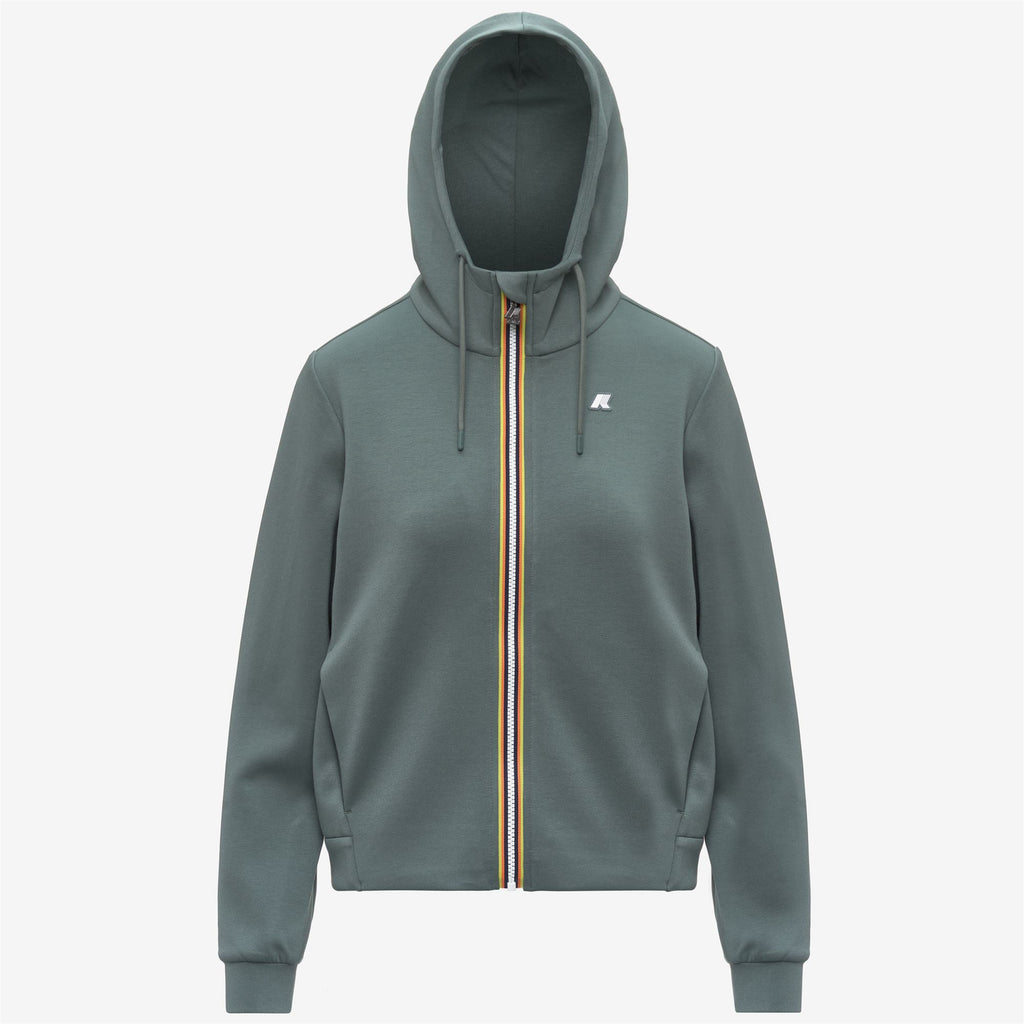 DEVA LIGHT SPACER - Polaire - Sweat à capuche zippé intégral - Femme - Green Balsam
