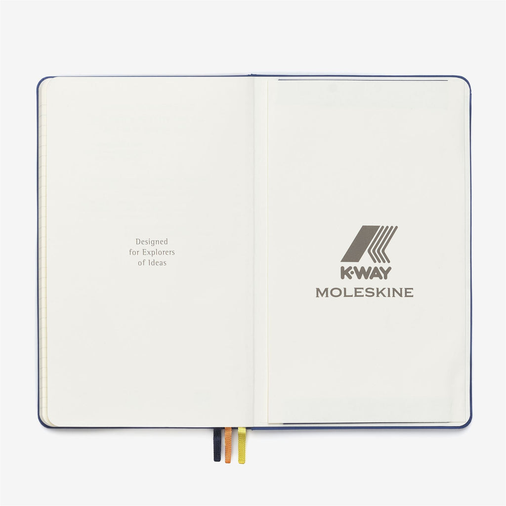 NOTEBOOK MOLESKINE FOR K-WAY - Carnet - Cahier - Unisexe - Blue Royal Marine