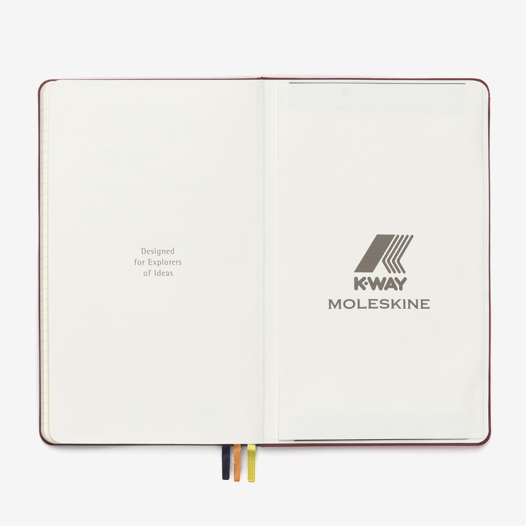 NOTEBOOK MOLESKINE FOR K-WAY - Carnet - Cahier - Unisexe - Red Syrah