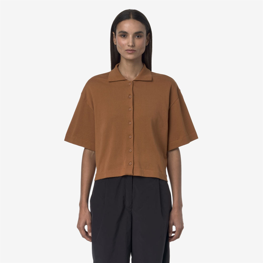 CARRY - Maille - Veste - Femme - Brown Bran