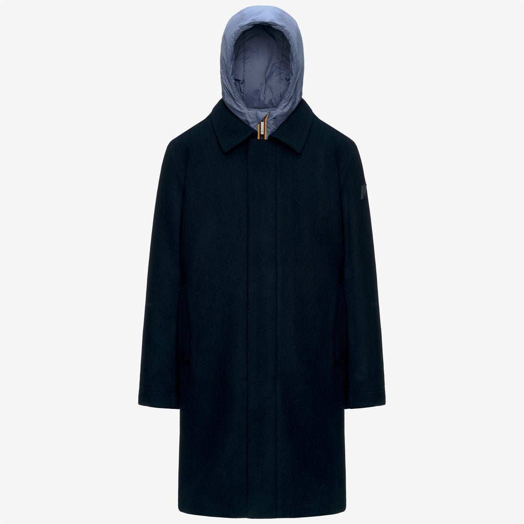 POIROL WOOL NYLON - Vestes - Longueur 3/4 - Homme - Blue Depth-Blue Wild
