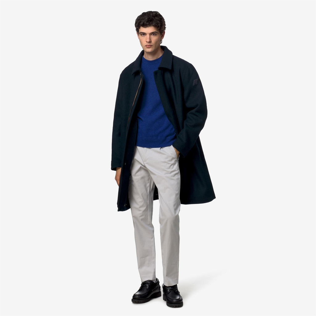 POIROL WOOL NYLON - Vestes - Longueur 3/4 - Homme - Blue Depth-Blue Wild