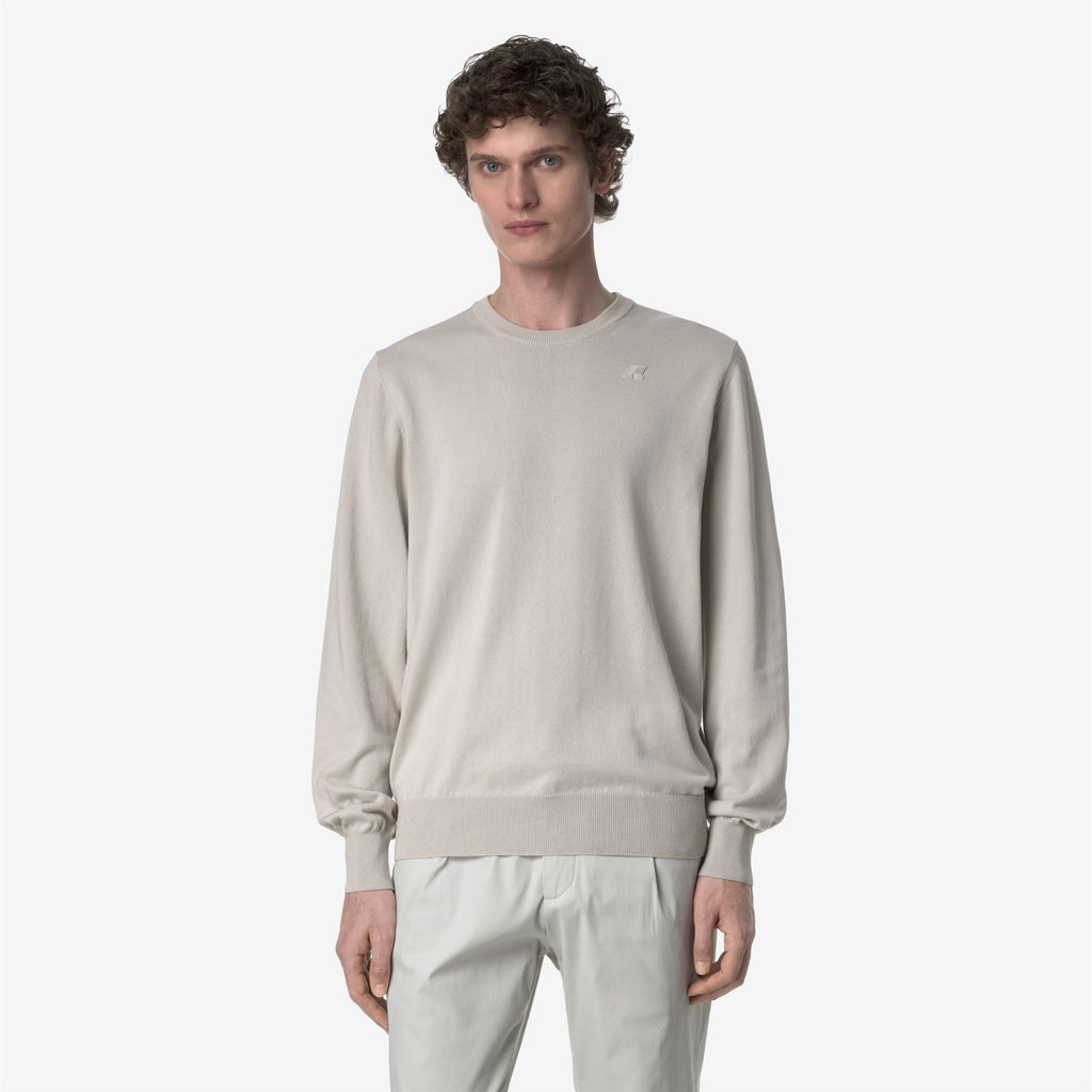 SEBASTIEN COTTON PS - Maille - Pull-over - Homme - BEIGE LT