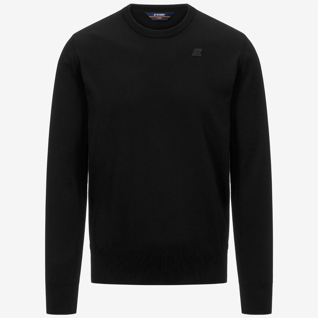 SEBASTIEN COTTON PS - Maille - Pull-over - Homme - Black Pure