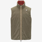VALEN ST THERMO DOUBLE - Vestes - Court - Homme - Green Army-Red Dk Chili