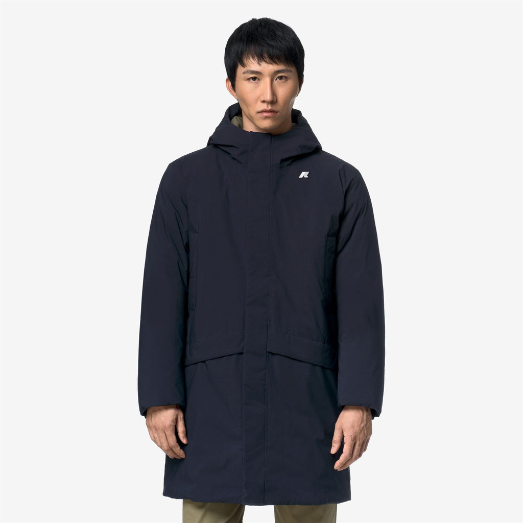 JARNO ST THERMO - Vestes - Longueur 3/4 - Homme - Blue Depth-Green Army