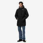 JARNO ST THERMO - Vestes - Longueur 3/4 - Homme - Black Pure-Beige Khaki