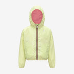 P. LAURETTE PLUS.2 DOUBLE - Vestes - Court - Fille - Pink Geranium-Yellow Lime