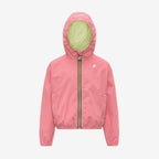 P. LAURETTE PLUS.2 DOUBLE - Vestes - Court - Fille - Pink Geranium-Yellow Lime