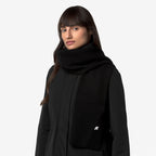 ETIENNE CARDIGAN STITCH WOOL - Écharpes - Écharpe - Unisexe - Black Pure