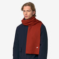 ETIENNE CARDIGAN STITCH WOOL - Écharpes - Écharpe - Unisexe - Red Dk Chili